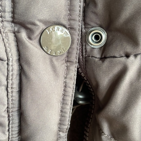 J. Crew brown down puffer vest - Picture 8 of 8